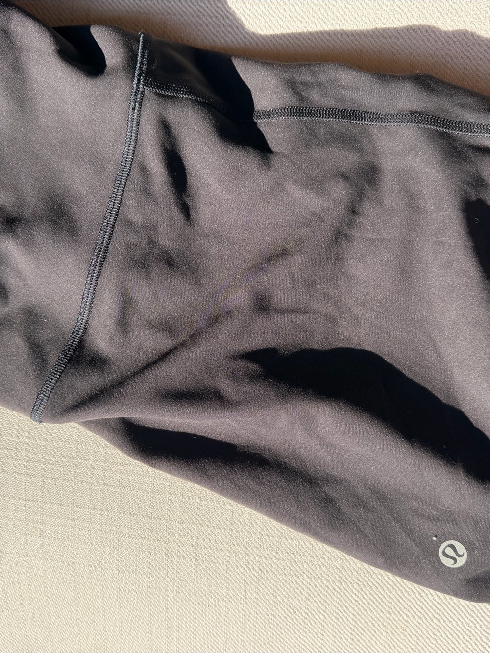 lululemon athletica Black High-Rise Bike Shorts